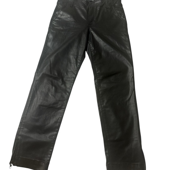 Kut from the Faux Leather Black  Straight Leg Jeans - Picture 10 of 11